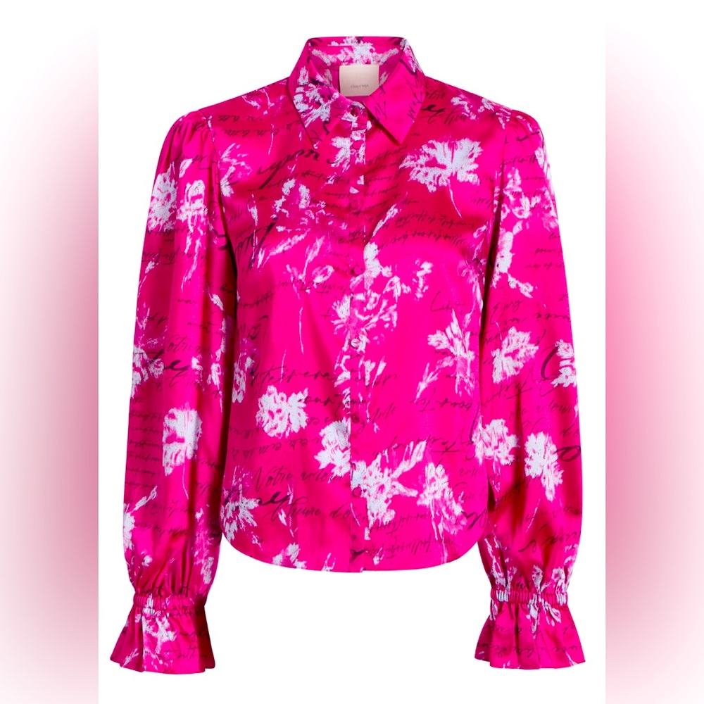 Cinq-a-Sept - WARM CARNATION LONG SLEEVE FIONA TOP
